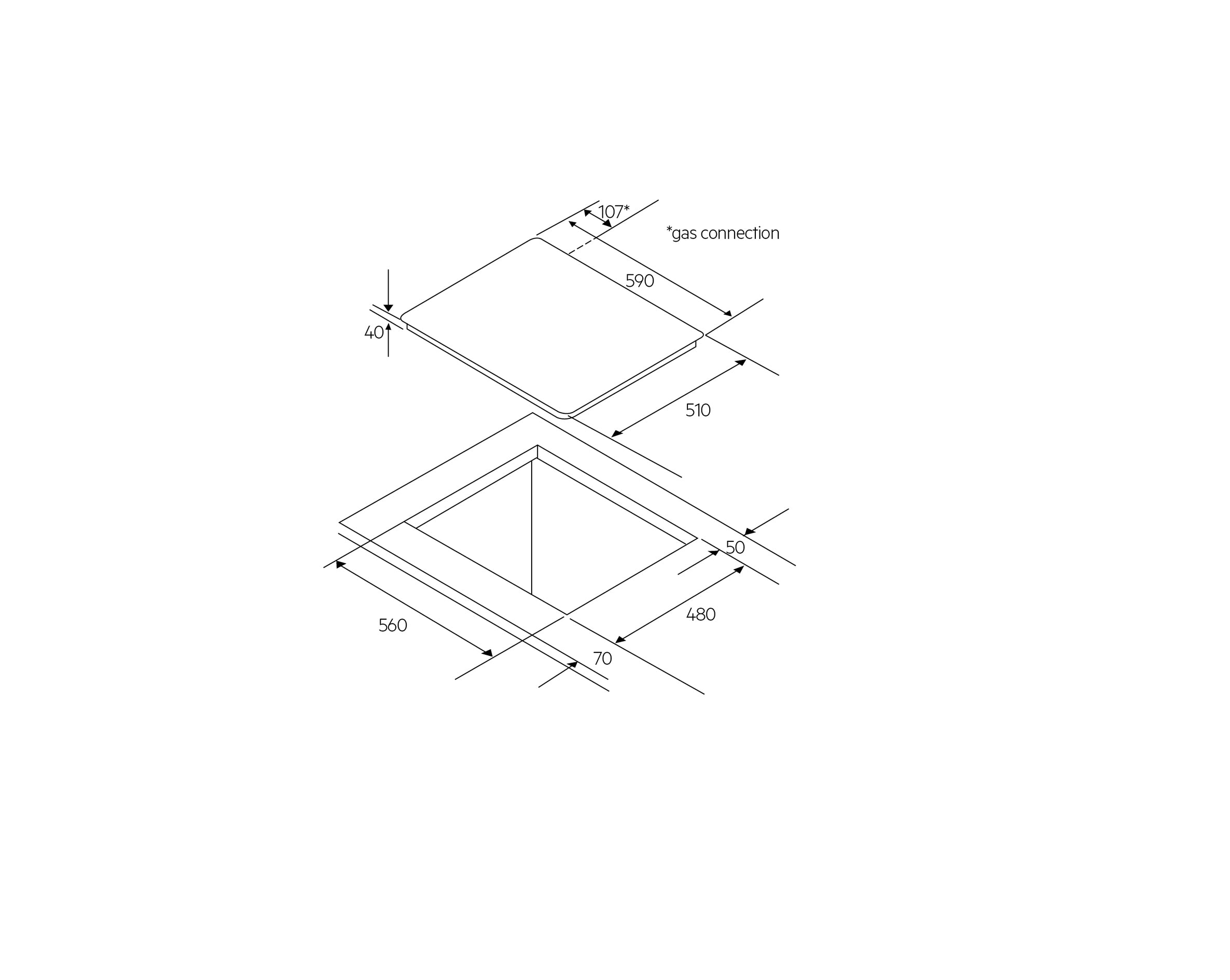 AEG 4 Burner Gas Cooktop Savoy Living