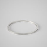 Caroma Liano II 400mm Round Basin Dress Ring Brushed Nickle