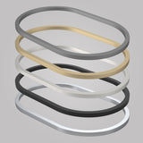 Caroma Liano II 530mm Pill Basin Dress Ring Matt Black