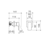 Caroma Napoleon Bath/Shower Mixer