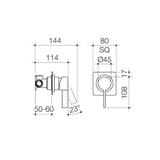 Caroma Enigma Bath/Shower Mixer