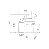 Dorf Hugo Basin Mixer