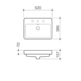 Caroma Basa Inset Basin