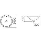 Caroma Cosmo Under / Over Counter Basin 0TH