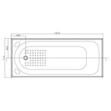 Caroma Basis Bath 1675