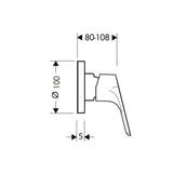Hansgrohe Focus E2 Shower Mixer