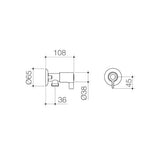 Caroma G-Series Cistern Tap