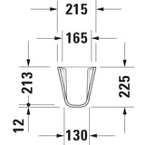 Duravit D-Code Siphon Cover