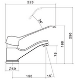 Caroma Nordic Care Sink Mixer
