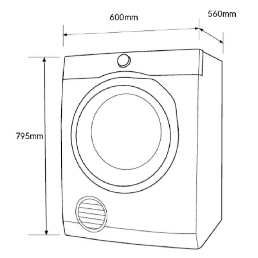 Electrolux 6kg Vented Dryer