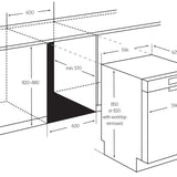 AEG 600mm Freestanding Dishwasher